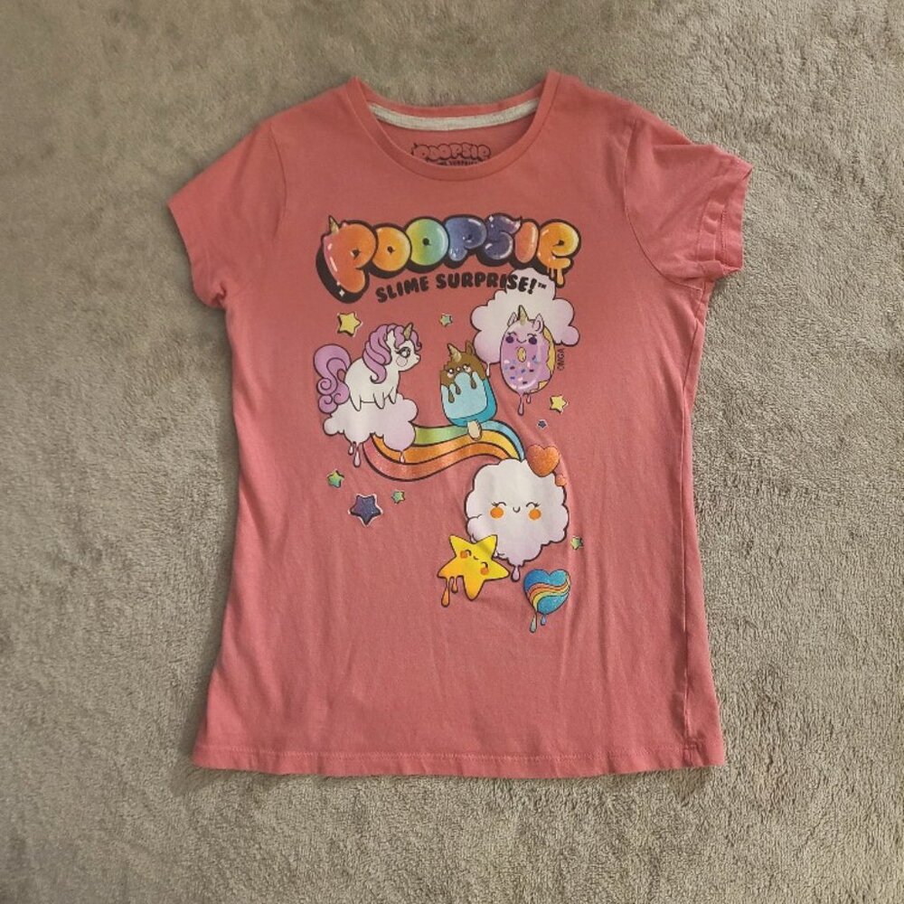 Girl's Poopsie Slime Surprise 2014 shortsleeve shirt Size L/G (10-12)